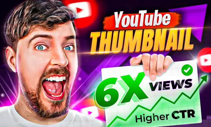 Thumbnail design services poster